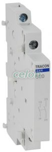 Contact auxiliar pentrucontactoare SHK 0,5 Mod, 2NO, AC12 (230V) 5A, Alte Produse, Tracon Electric, Aparataj, Aparataj modular, Contactoare de instalaţii, SHK tip, Tracon Electric