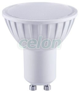 Sursă spot cu LED SMD, cu carcasă din material plastic 230 V, 50 Hz, GU10, 5 W, 320 lm, 6500 K, 120°, EEI=G, Alte Produse, Tracon Electric, Surse de lumină, Surse de lumină LED, Surse de lumină spot cu LED, Sursă de lumină spot cu LED SMD, dispersor opal, Tracon Electric