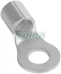 Papuc inelar neizolat,cupru electrolitic stanat 35mm2, M12, (d1=9,4mm, d2=13mm), Elemente de conexiune, Papuci si mufe izolate si neizolate, Papuci şi mufe neizolate, Papuci inelari neizolaţi, Tracon Electric