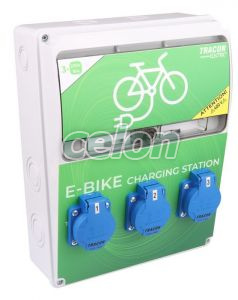 Stație de încărcare biciclete electrice, cu protecție Prot.:RCCB,MCB,Out:3×SCHUKO, Alte Produse, Tracon Electric, Dispozitive de conectare, Stație de încărcare pentru autovehicule electrice 22 KW, Tracon Electric