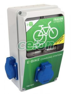 Stație de încărcare biciclete electrice, cu protecție Prot.:RCCBO,Out:3×SCHUKO, Alte Produse, Tracon Electric, Dispozitive de conectare, Stație de încărcare pentru autovehicule electrice 22 KW, Tracon Electric