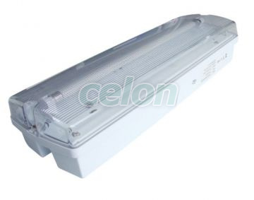 Corp iluminat de siguranţă, nepermanent 230V, 50Hz, T5, G5, 1×8W,3h,2,4V/4,5Ah, Ni-Cd, IP65, Alte Produse, Tracon Electric, Iluminat - şi corpuri de iluminat, Corpuri de iluminat de siguranţă, Lămpi fluorescente pentru iluminat de siguranţă, Tracon Electric