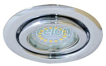 Spot halogen, crom max.50W, MR16, D=97mm, 30°, Alte Produse, Tracon Electric, Iluminat - şi corpuri de iluminat, Spoturi, Corpuri de iluminat pentru surse de lumină SPOT, seria TLC, Tracon Electric