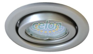 Spot halogen, crom mat max.50W, MR16, D=97mm, 30°, Alte Produse, Tracon Electric, Iluminat - şi corpuri de iluminat, Spoturi, Corpuri de iluminat pentru surse de lumină SPOT, seria TLC, Tracon Electric