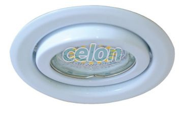 Spot halogen, alb max.50W, MR16, D=97mm, 30°, Alte Produse, Tracon Electric, Iluminat - şi corpuri de iluminat, Spoturi, Corpuri de iluminat pentru surse de lumină SPOT, seria TLC, Tracon Electric