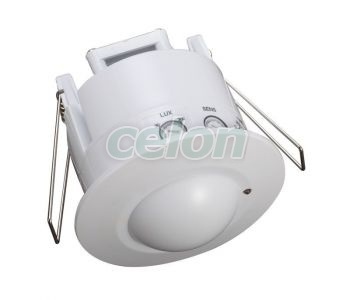 Detector de mişcare tip radar, încastrabil, alb 230V, 50Hz, 5,8GHz, 360°, 1-8m, 10s-12 min, 3-2000lux, IP20, Alte Produse, Tracon Electric, Iluminat - şi corpuri de iluminat, Detectoare de mişcare, senzori crepusculari, Detector de mişcare tip radar de interior, Tracon Electric