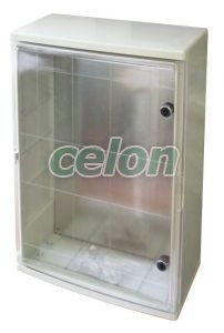 Cutie de distribuţie din material plastic, ușă transparentă HxWxD=600x500x220mm, IP65, IK10, 1000V AC/DC, RAL7035, Alte Produse, Tracon Electric, Cutii şi dulapuri, Cutie de distribuţie din material plastic, Cutii de distribuţie din material plastic, Tracon Electric