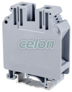 Clemă şir industrială de fază, cu şurub, pe şină, gri 6-35mm2, 1000VAC, 150A, Elemente de conexiune, Cleme sir industriale, Cleme industriale, Tracon Electric