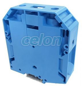 Clemă şir industrială de nul, cu şurub, pe şină, albastru 35-150mm2, 1000VAC, 309A, Elemente de conexiune, Cleme sir industriale, Cleme industriale, Tracon Electric