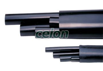 Set tuburi termo.,perete mediu,pt.cablu cu 3 cond.,cu adeziv 3×1,5mm2, (3×8/2mm, l=50mm)+(1×19/6mm, L=200mm), Materiale auxiliare, Materiale termocontractabile, Seturi de joasă tensiune, Seturi de tuburi termocontractabile, Tracon Electric