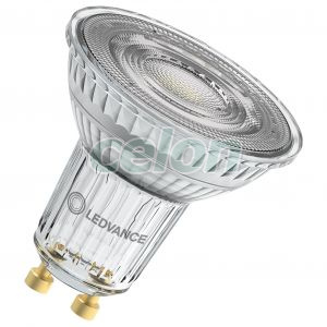 LED PAR16 DIM P Bec Led GU10 Alb Cald 3000K 7W 575lm, Surse de Lumina, Lampi cu LED, Becuri LED GU10, Ledvance