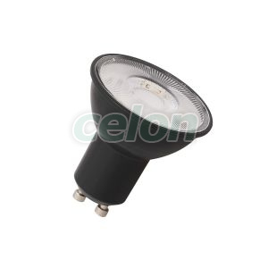 LED VALUE PAR16 BLACK Bec Led GU10 Alb Cald 2700K 4.50W 350lm, Surse de Lumina, Lampi cu LED, Becuri LED GU10, Osram