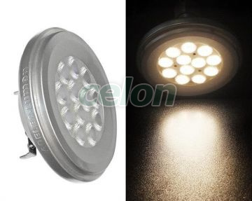 Bec Led G53 12W AR111 Alb 4000k 12V - Lumen, Surse de Lumina, Lampi cu LED, Becuri LED G53, Lumen