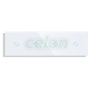 Panou 4 Intrerupatoare Simple cu Touch din Sticla LUXION, Prize - Intrerupatoare, Luxion, Luxion