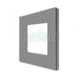 Luxion Rama Simpla Din Sticla Gri, Prize - Intrerupatoare, Luxion, Luxion