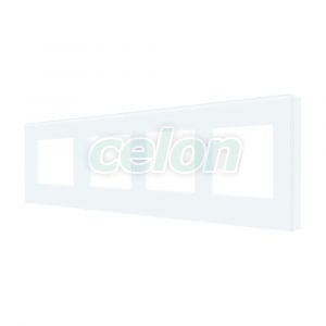 Luxion Rama Cvardupla Din Sticla Alba, Prize - Intrerupatoare, Luxion, Luxion