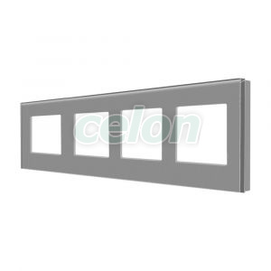 Luxion Rama Cvardupla Din Sticla Gri, Prize - Intrerupatoare, Luxion, Luxion