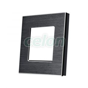 Rama Simpla din Aluminiu LUXION, Prize - Intrerupatoare, Luxion, Luxion