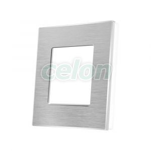 Rama Simpla din Aluminiu LUXION, Prize - Intrerupatoare, Luxion, Luxion