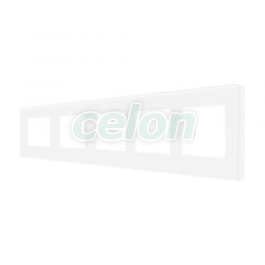 Luxion Rama Cvintupla Din Sticla Alba, Prize - Intrerupatoare, Luxion, Luxion