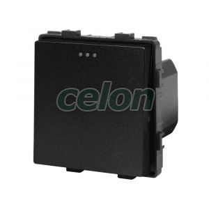 Luxion Intrerupator Simplu Mecanic Negru, Prize - Intrerupatoare, Luxion, Luxion