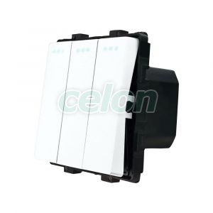 Luxion Intrerupator Triplu Mecanic Alb, Prize - Intrerupatoare, Luxion, Luxion