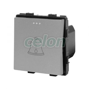 Luxion Buton Sonerie Mecanic Gri, Prize - Intrerupatoare, Luxion, Luxion