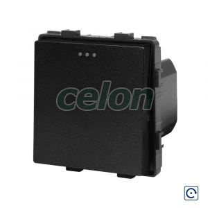 Modul Intrerupator Simplu Mecanic cu Reset / Revenire LUXION, Prize - Intrerupatoare, Luxion, Luxion