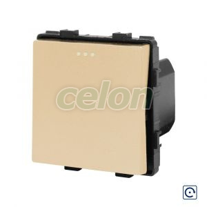 Modul Intrerupator Simplu Mecanic cu Reset / Revenire LUXION, Prize - Intrerupatoare, Luxion, Luxion