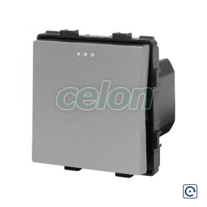 Modul Intrerupator Simplu Mecanic cu Reset / Revenire LUXION, Prize - Intrerupatoare, Luxion, Luxion