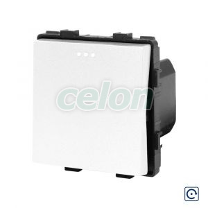 Modul Intrerupator Simplu Mecanic cu Reset / Revenire LUXION, Prize - Intrerupatoare, Luxion, Luxion