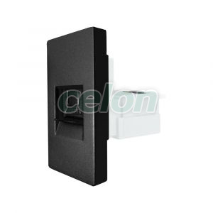 Luxion Priza Telefon 1M Negru, Prize - Intrerupatoare, Luxion, Luxion