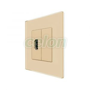 Priza HDMI cu Rama din Sticla LUXION, Prize - Intrerupatoare, Luxion, Luxion