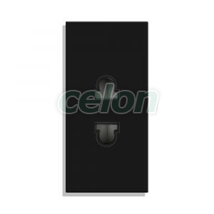 Luxion priza simpla ingusta Negru, Prize - Intrerupatoare, Luxion, Luxion