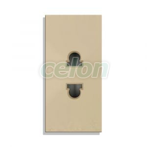 Luxion priza simpla ingusta Auriu, Prize - Intrerupatoare, Luxion, Luxion