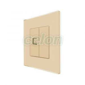 Priza Internet cu Rama din Sticla LUXION, Prize - Intrerupatoare, Luxion, Luxion