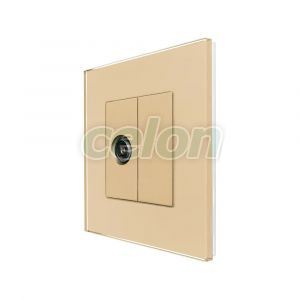 Priza TV cu Rama din Sticla LUXION, Prize - Intrerupatoare, Luxion, Luxion