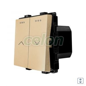 Luxion Intrerupator Jaluzele Mecanic Auriu, Prize - Intrerupatoare, Luxion, Luxion