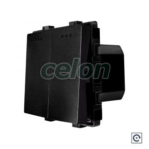 Modul Intrerupator Dublu Mecanic cu Reset / Revenire LUXION, Prize - Intrerupatoare, Luxion, Luxion