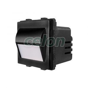 Luxion Lampa de Veghe Led, lumina calda Negru, Prize - Intrerupatoare, Luxion, Luxion