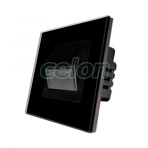 Lampa de Veghe LED cu Lumina Alb - Neutra LUXION cu Rama de Sticla, Prize - Intrerupatoare, Luxion, Luxion