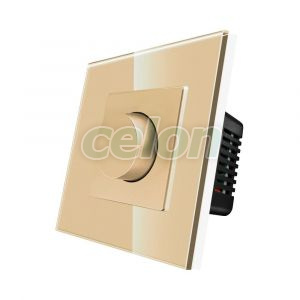 Intrerupator cu Variator Mecanic LUXION cu Rama din Sticla, Prize - Intrerupatoare, Luxion, Luxion