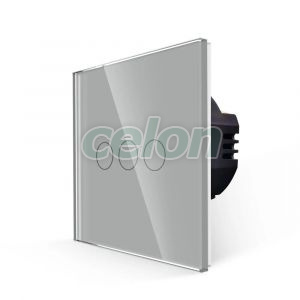 Intrerupator Triplu cu Touch din Sticla LUXION, Prize - Intrerupatoare, Luxion, Luxion