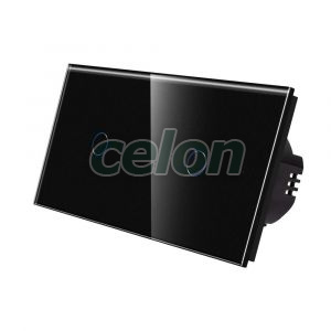 Intrerupator Simplu + Simplu cu Touch din Sticla LUXION, Prize - Intrerupatoare, Luxion, Luxion