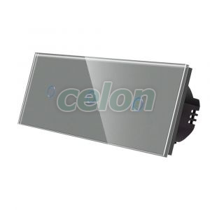 Intrerupator Simplu + Simplu + Simplu cu Touch din Sticla LUXION, Prize - Intrerupatoare, Luxion, Luxion
