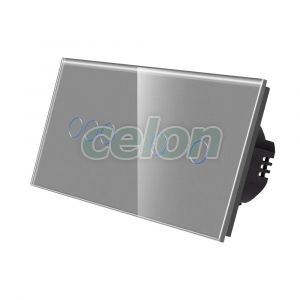 Intrerupator Triplu + Dublu cu Touch din Sticla LUXION, Prize - Intrerupatoare, Luxion, Luxion