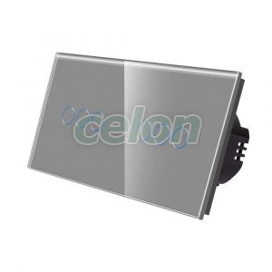 Intrerupator Triplu + Triplu cu Touch din Sticla LUXION, Prize - Intrerupatoare, Luxion, Luxion