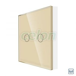 Telecomanda cu Touch Screen si 2 Canale RF433 LUXION, Prize - Intrerupatoare, Luxion, Luxion