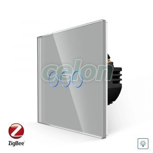 Intrerupator Simplu cu Variator cu Touch din Sticla LUXION, protocol Zigbee, Prize - Intrerupatoare, Luxion, Luxion