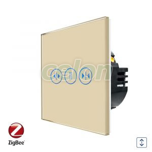 Intrerupator Rulouri cu Touch din Sticla LUXION, Protocol Zigbee Tuya, Prize - Intrerupatoare, Luxion, Luxion